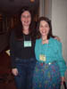 Liz Gorski, constructor extraordinaire, and Ellen Ripstein top solver Liz Gorski, constructor extraordinaire, and Ellen Ripstein top solver