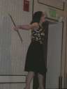 Ellen Ripstein and her twirling baton Ellen Ripstein and her twirling baton