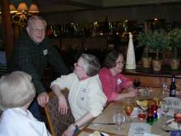 Cru Dinner &mdash; Michael Goodman, Terry Hackert and Cathy Millhauser