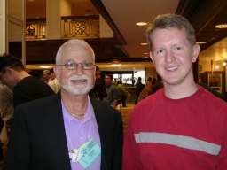 Lloyd Mazer with Ken Jennings