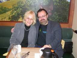 Marie and Merl Reagle at Sunday breakfast