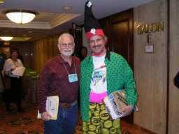 Lloyd Mazer with the wizard J!m Jenista