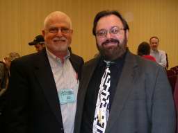 Lloyd Mazer with Merl Reagle Lloyd Mazer with Merl Reagle