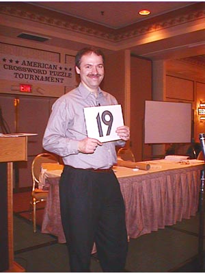 Will Shortz at 19 minutes remaining