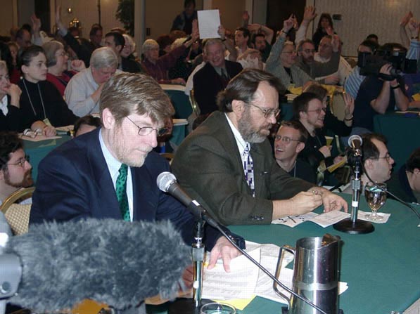 Neal Conan and Merl Reagle, Commentators 