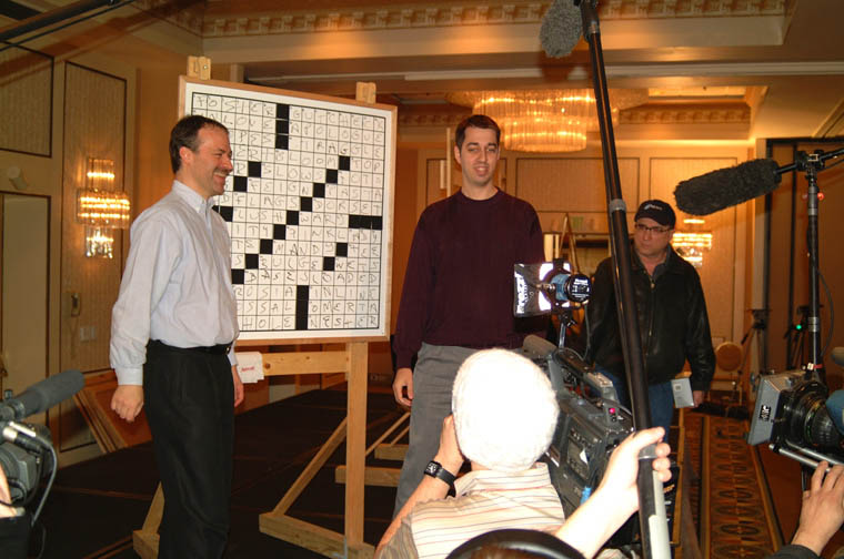 Trip Payne and Will Shortz