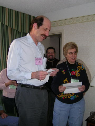 Ed and Susan Hoffman sing the song they prepared for the Idol contest — for which, unfortunately, they were not selected.