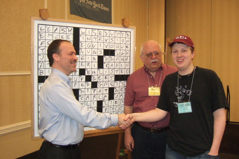 Will Shortz, Bob Klahn, Tyler Hinman