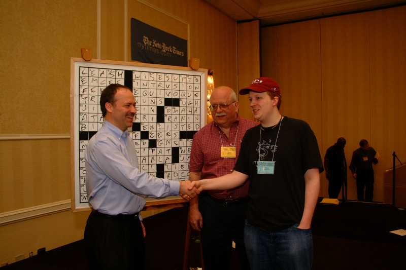 Will Shortz, Bob Klahn, Tyler Hinman