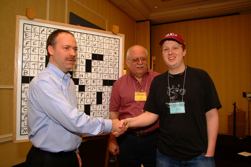 Will Shortz, Bob Klahn, Tyler Hinman