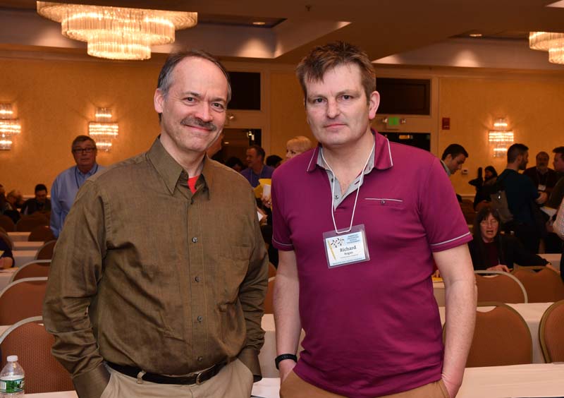 Will Shortz and Richard Rogan 2018