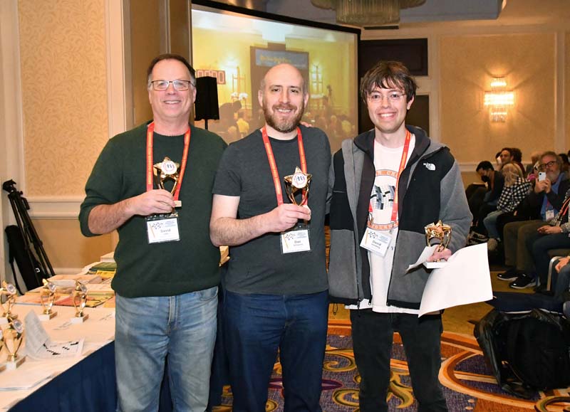 Division B Finalists David Cole (2), Dan Schwartz (1), David Steinberg (3)